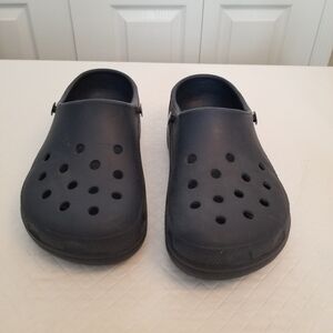 Croc Classic Clog Navy Unisex Slip On M 7 W 9 Made in China No Straps